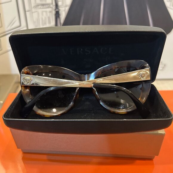 Versace Havanna Brown Cat-eye Sunglasses main image 7
